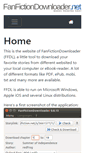 Mobile Screenshot of fanfictiondownloader.net