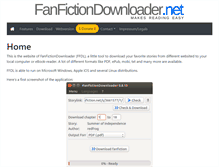 Tablet Screenshot of fanfictiondownloader.net